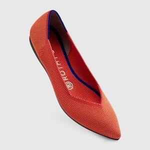 Rothy’s Persimmon Pointed Toe Flats